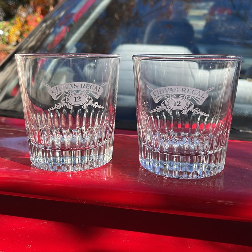 Chivas Regal vintage glasses